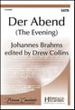 Der Abend SATB choral sheet music cover